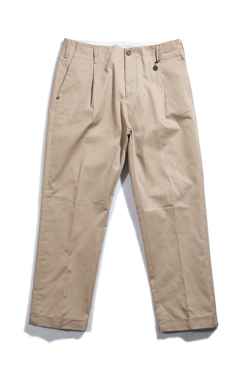Uniform Pleat chino