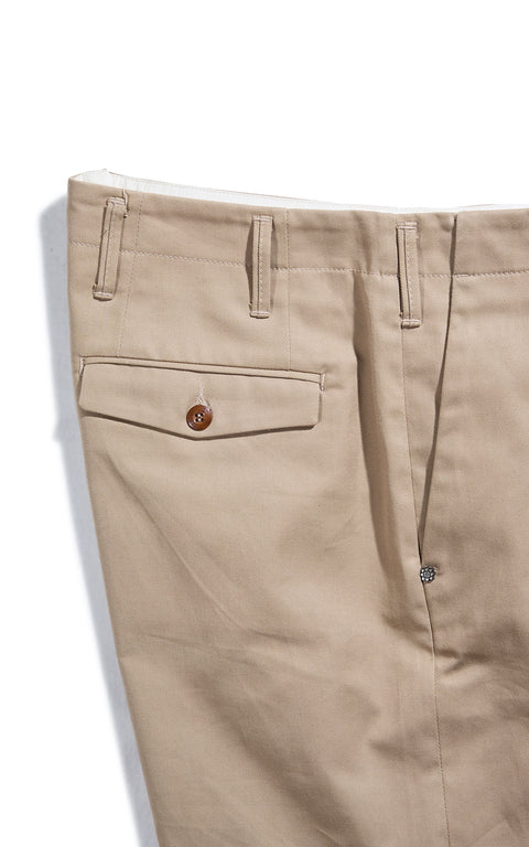 Uniform Pleat chino
