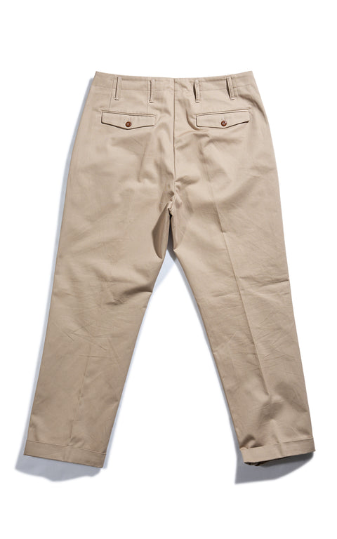 Uniform Pleat chino